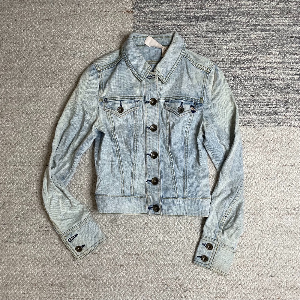 dkny women's denim jacket size XS